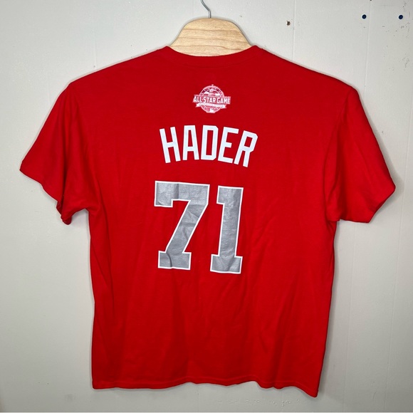 Majestic Milwaukee Brewers Josh Hader MLB All Star 2018 Tshirt Mens XL Red - Picture 2 of 5